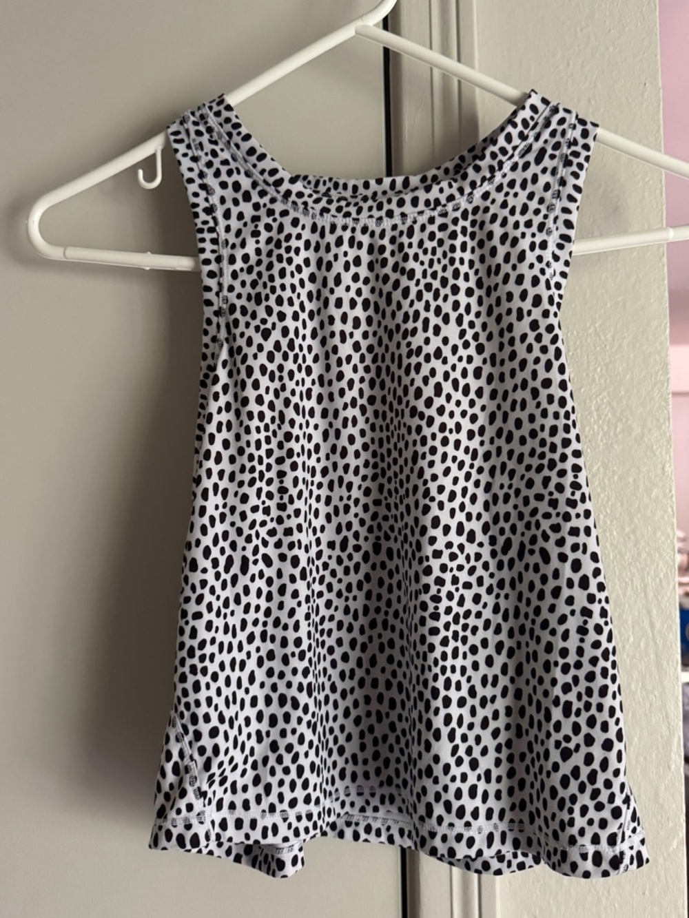 Altar'd State Black and White Dalmatian Print Tank